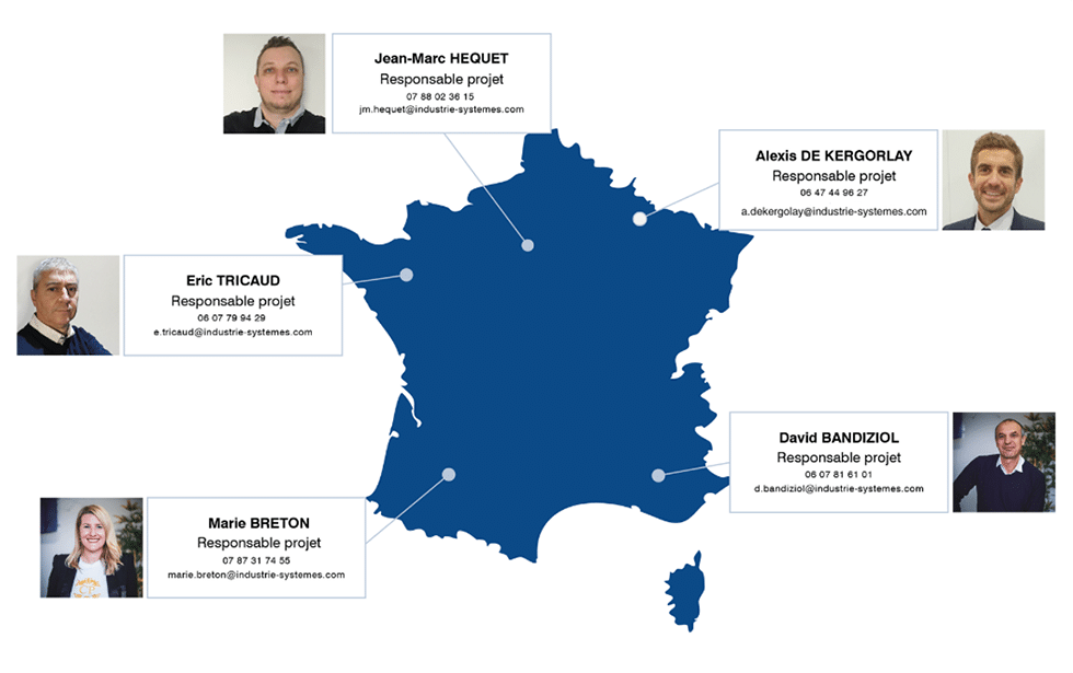 Carte Commerciale de France - Équipe
